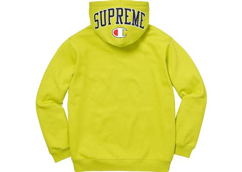 supreme champion zip up sweatshirt.